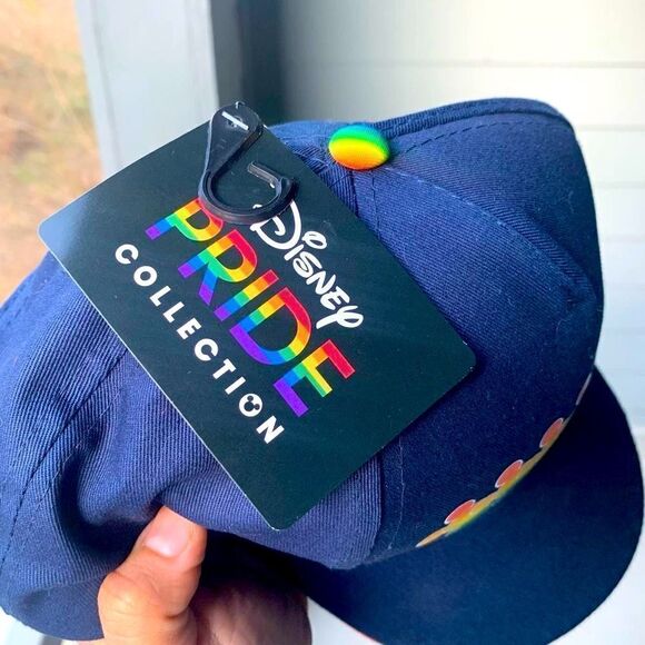 Disney Pride Mickey Mouse SnapBack Baseball Hat - Picture 3 of 3